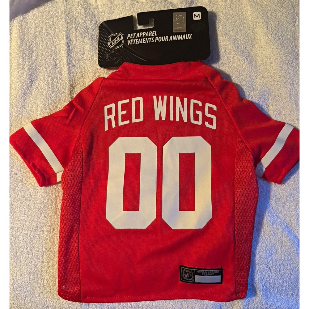 Detroit Red Wings Pet Apparel - New - Sz M